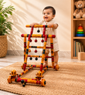 Heritage Wooden Artisan Baby Walker with Bells